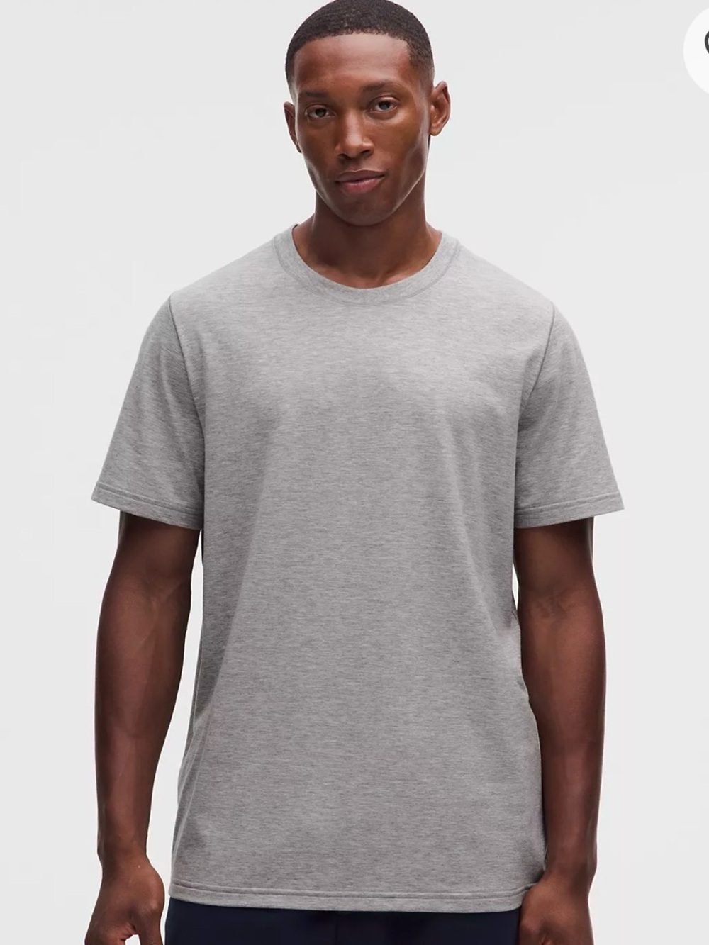 lululemon athletica Men’s Crew Tee - Light Gray